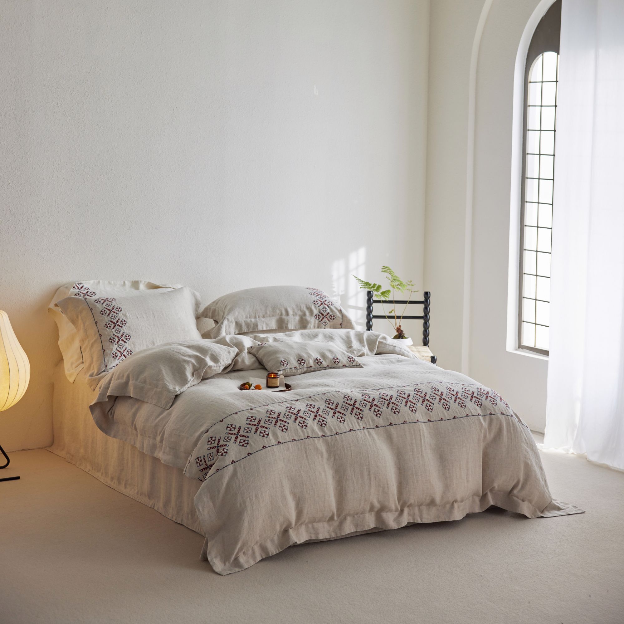 【星辰大海】汉麻亚麻三件套被套枕套三件套