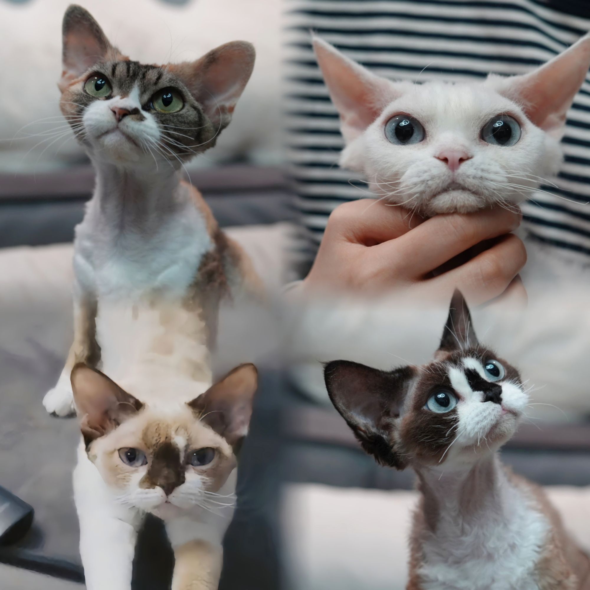 【StarryPurr德文卷毛猫】活体猫咪，一猫一拍