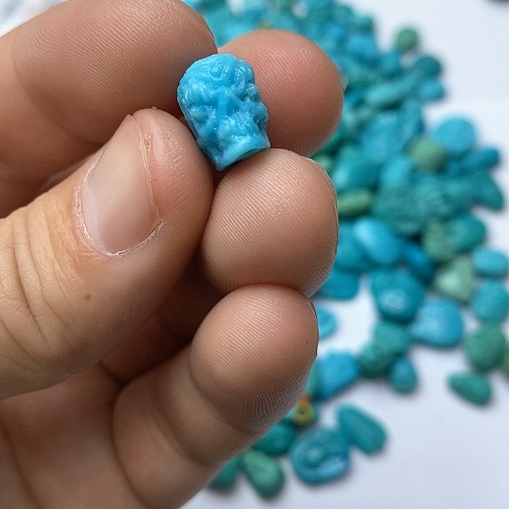 绿松石珠宝奇石未镶嵌