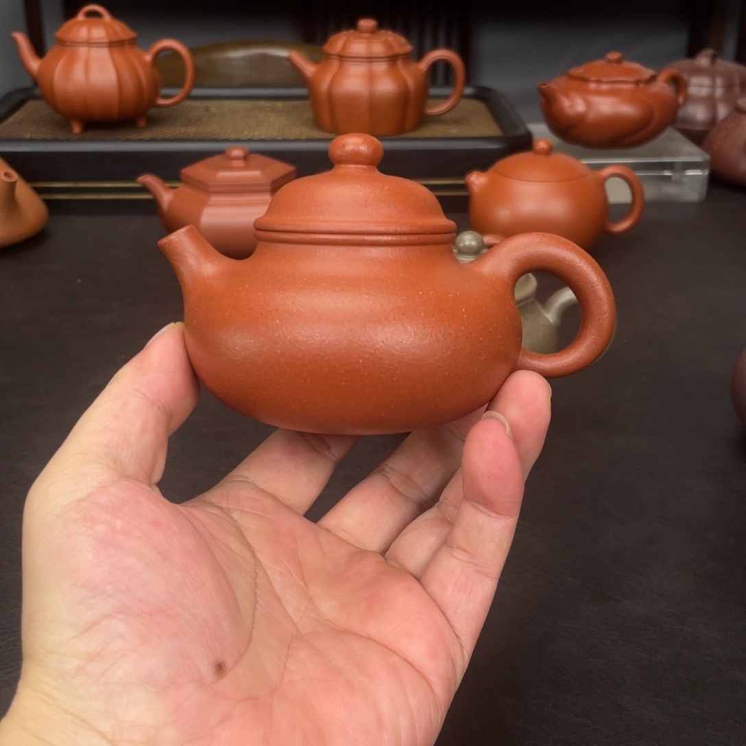 两***树紫砂茶壶宜兴紫砂壶半手工