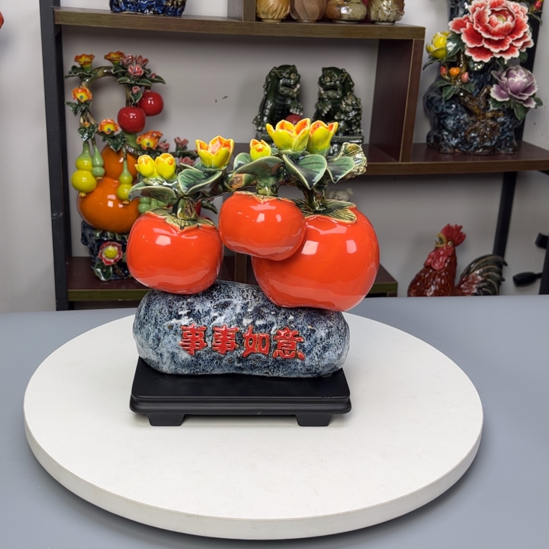 陶瓷事事如意长20高24