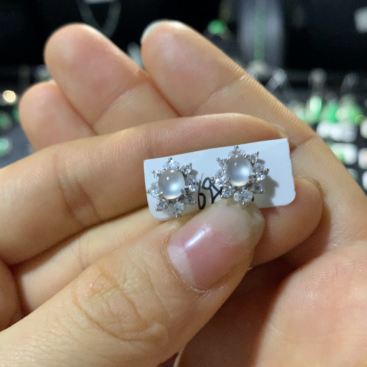 翡翠银S925镶嵌戒指