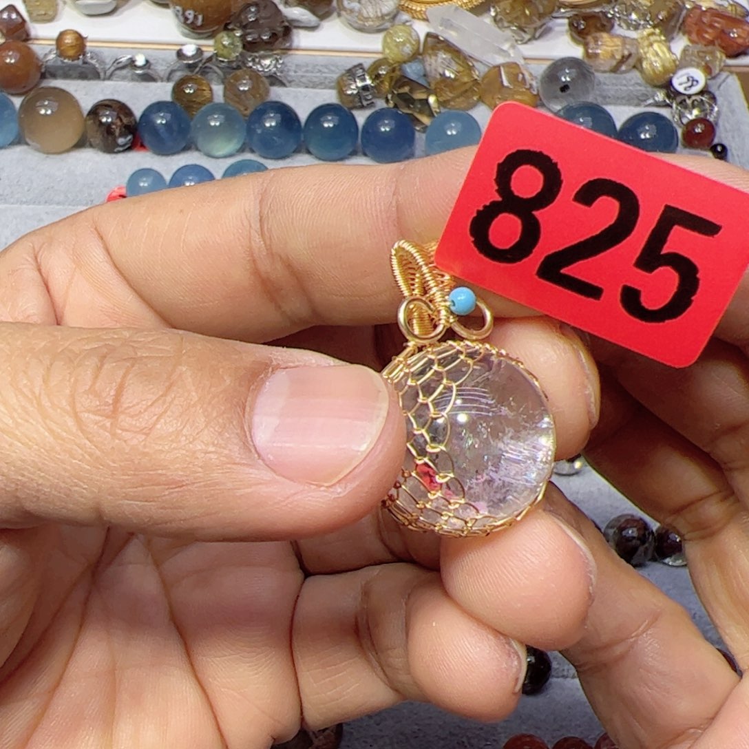 紫晶颈饰未镶嵌天然水晶