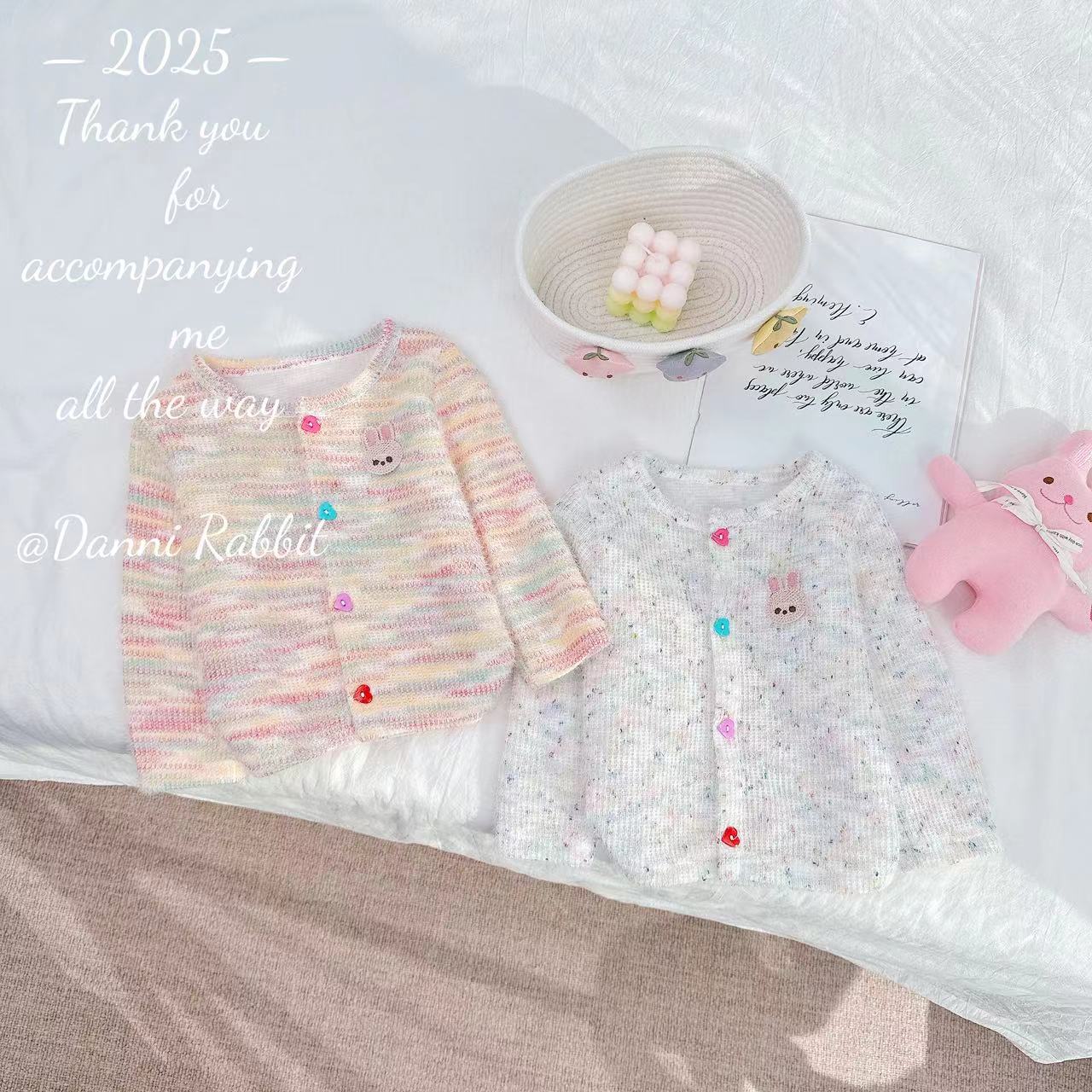 【Dannirabbit】彩色泡泡—童真可爱轻薄开衫* D-W291