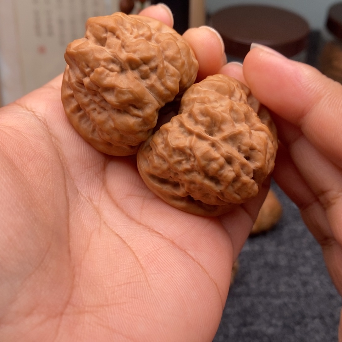 文玩核桃把件38蛤蟆头一47