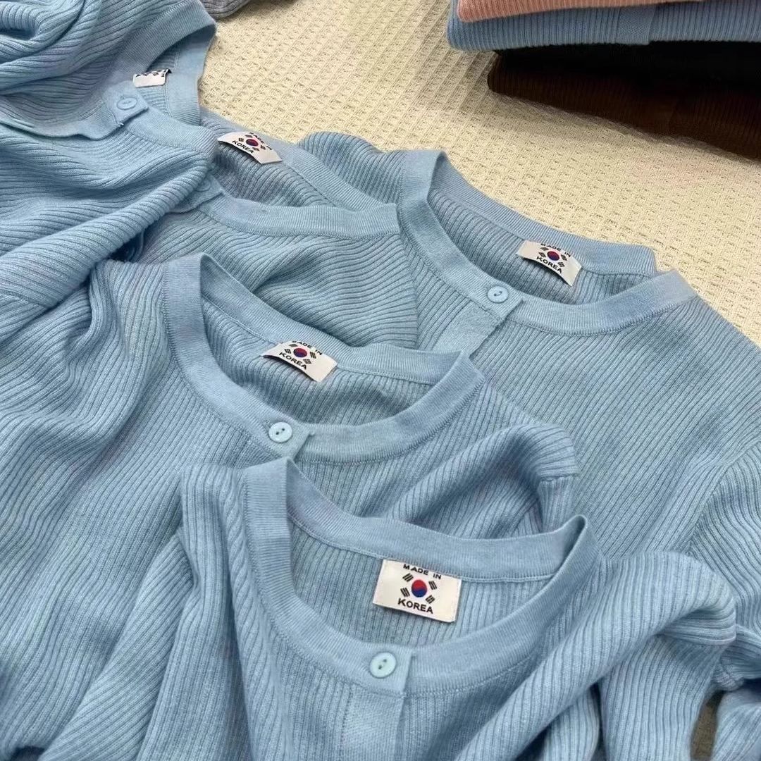 正品撤柜剪标羊毛衫长袖针织开衫新款气质减龄洋气外套外搭上衣