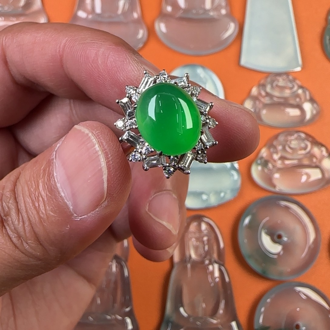 定制翡翠未镶嵌天然