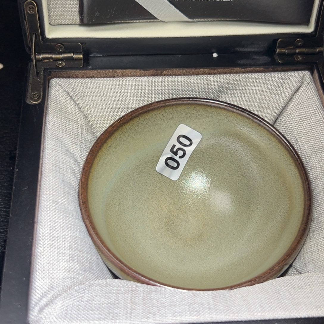 白***白茶盏全手工原矿原釉建盏