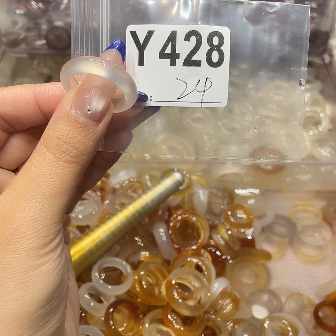 玛瑙/玉髓未镶嵌戒指428