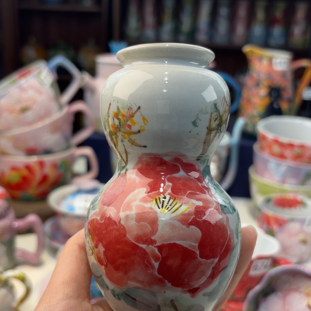 瓷片景德镇手绘高温釉下彩陶瓷茶具