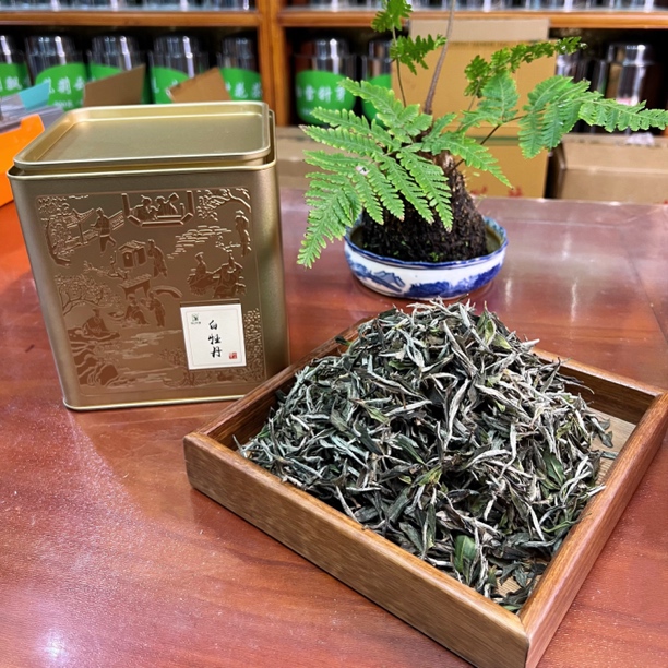 2022年白牡丹 福鼎核心区 白茶 高山料 甜润回甘 毫香花香 可焖泡