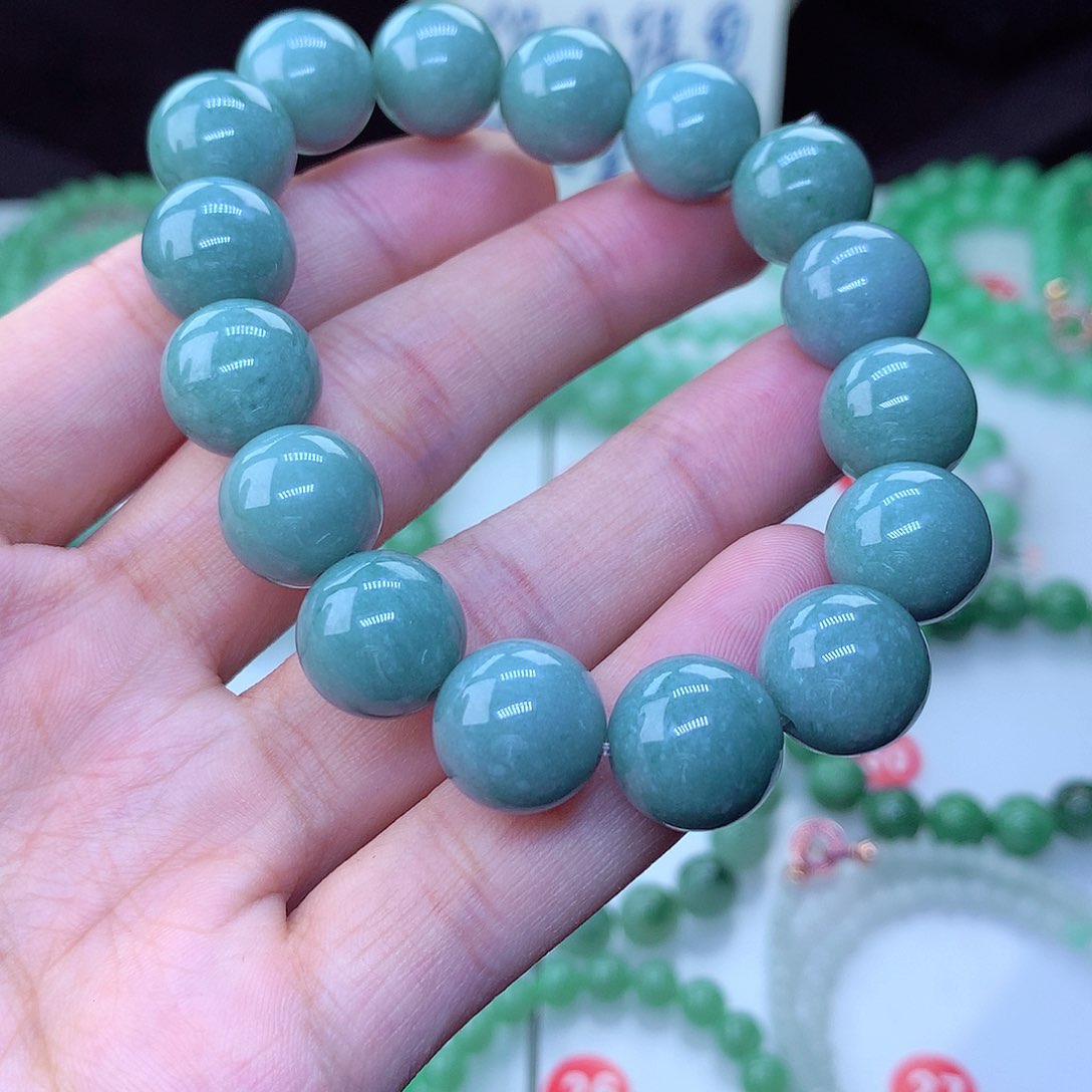 翡翠毛衣链未镶嵌