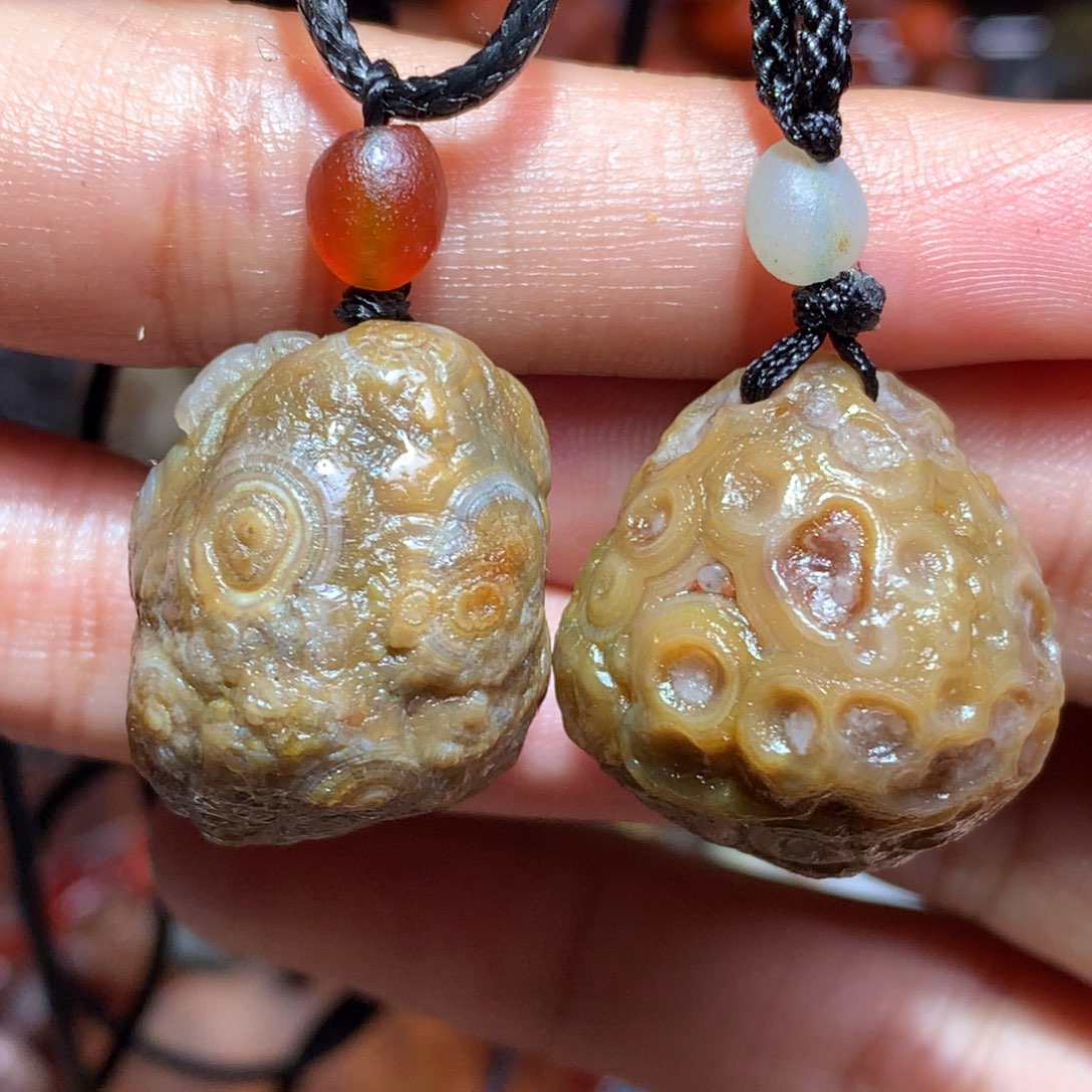 未镶嵌玛瑙/玉髓珠宝半成品