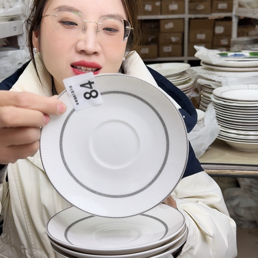 骨瓷瑕疵品不忒不还 15cm味碟10个39米包邮