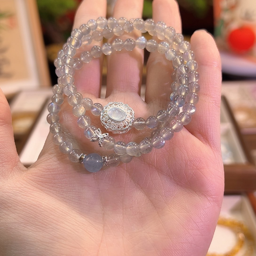 水晶手链未镶嵌灰月光