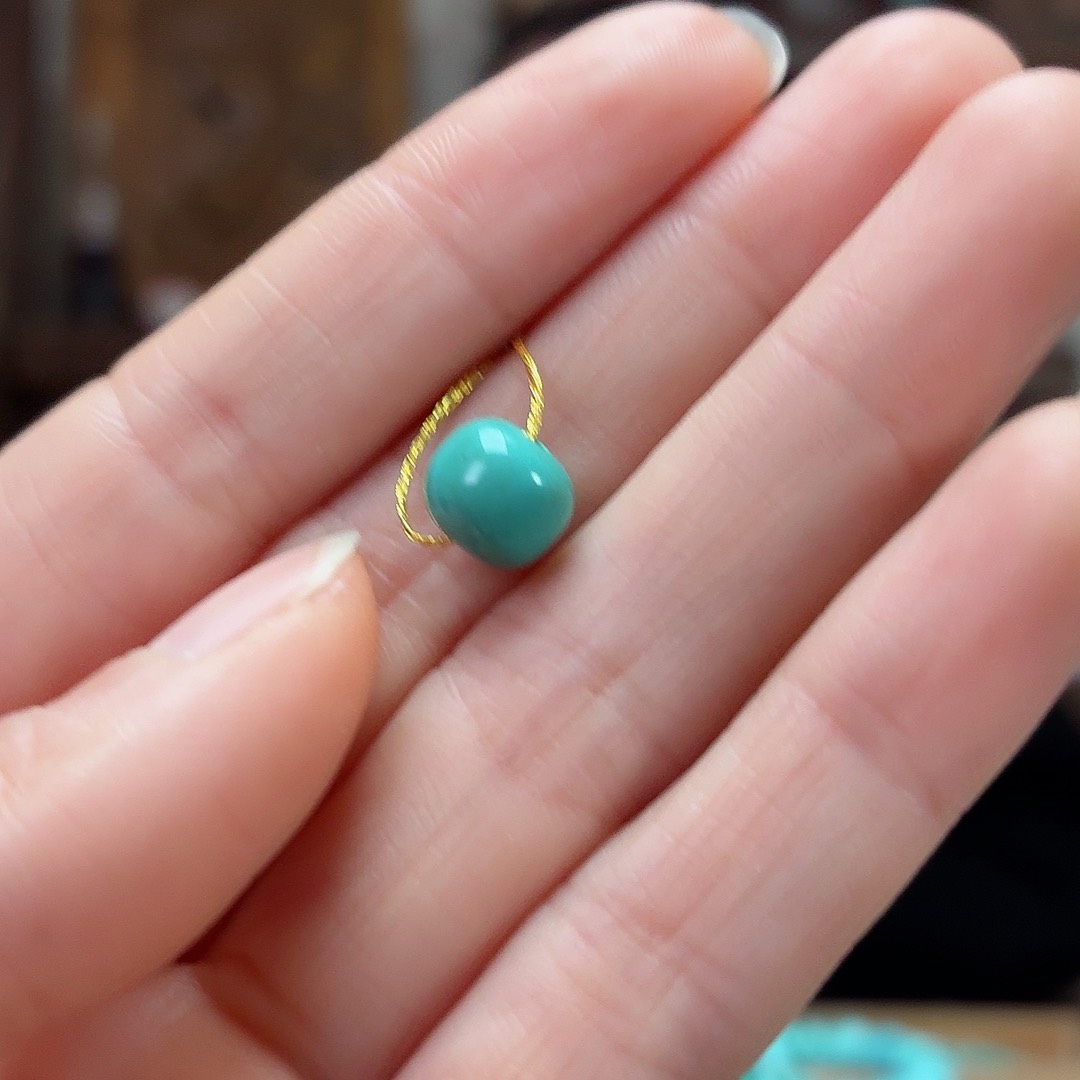 未镶嵌绿松石珠宝奇石