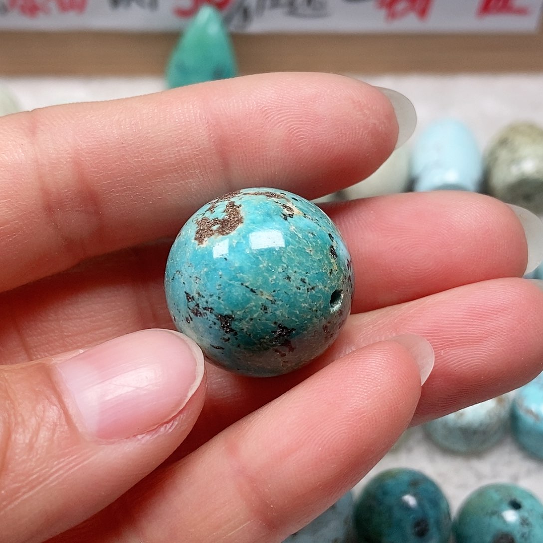 绿松石珠宝半成品未镶嵌