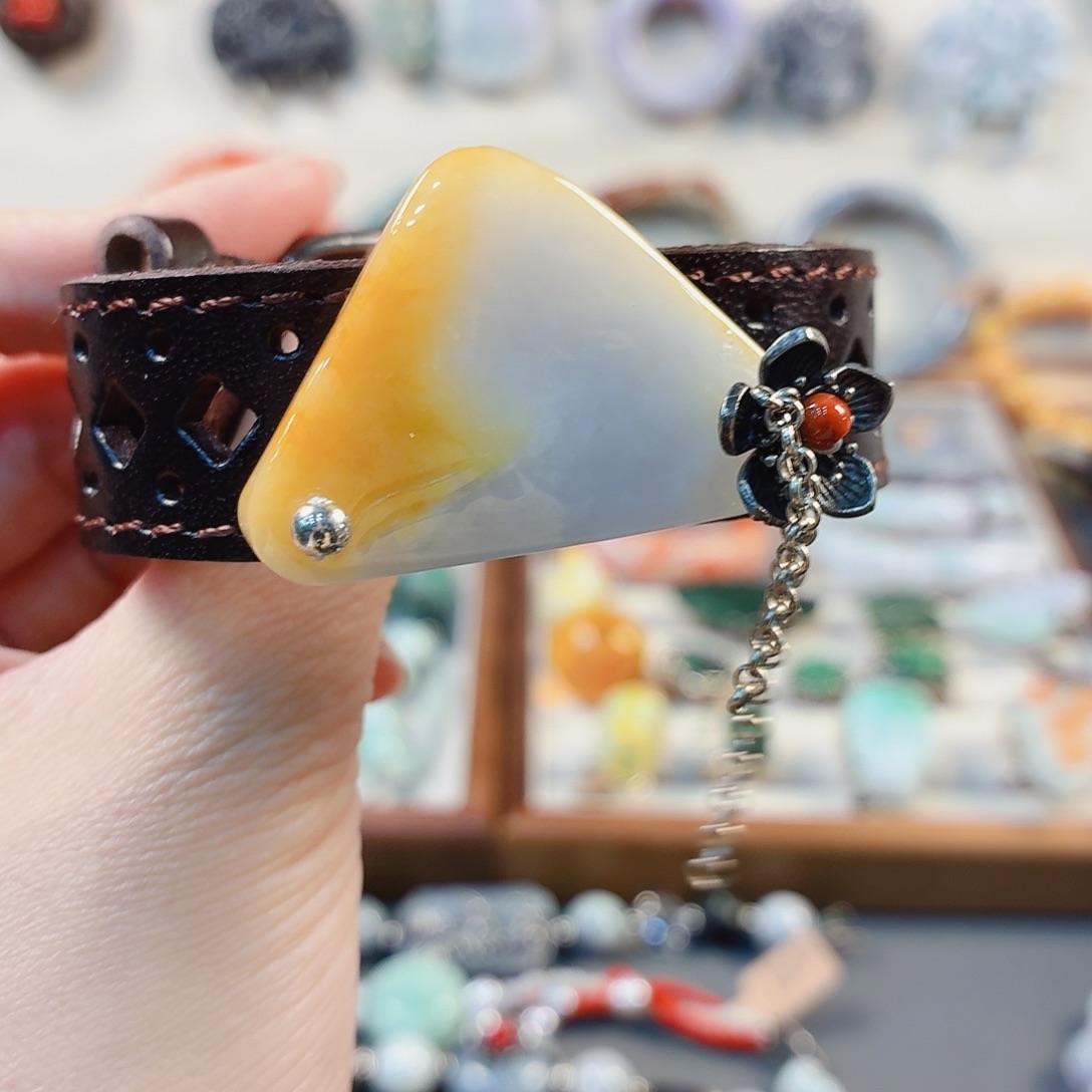 翡翠未镶嵌手链手串