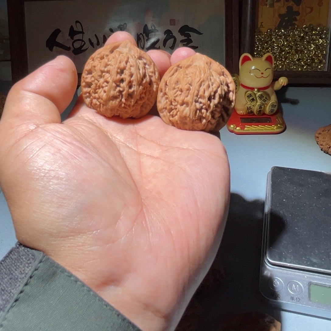 瑞麟文玩核桃莲花 39.39.39