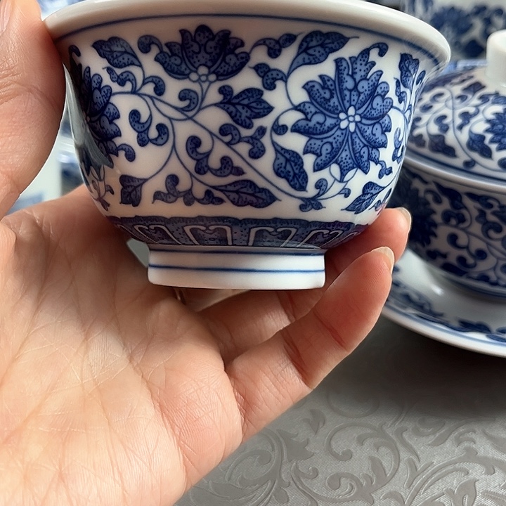 缠枝莲大压主人杯好的