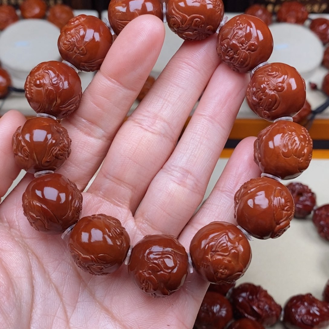 橄榄核把件?****?财迷财迷