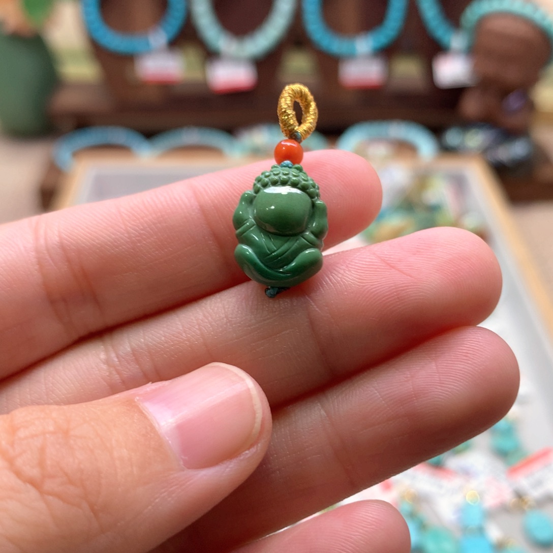 绿松石未镶嵌配饰