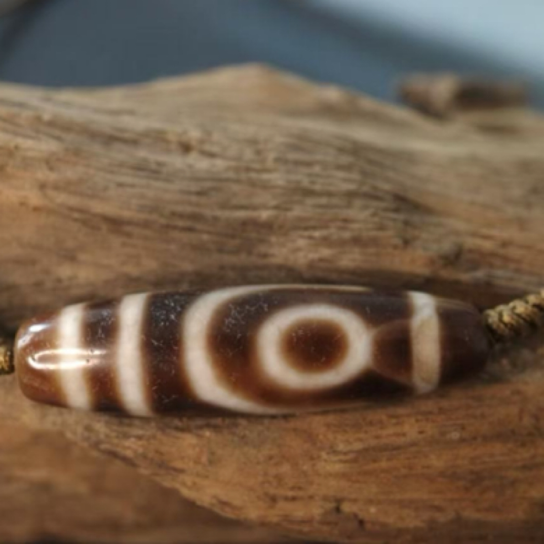 蔓臧｜上肯老超顶手工珠 如意二眼玛瑙