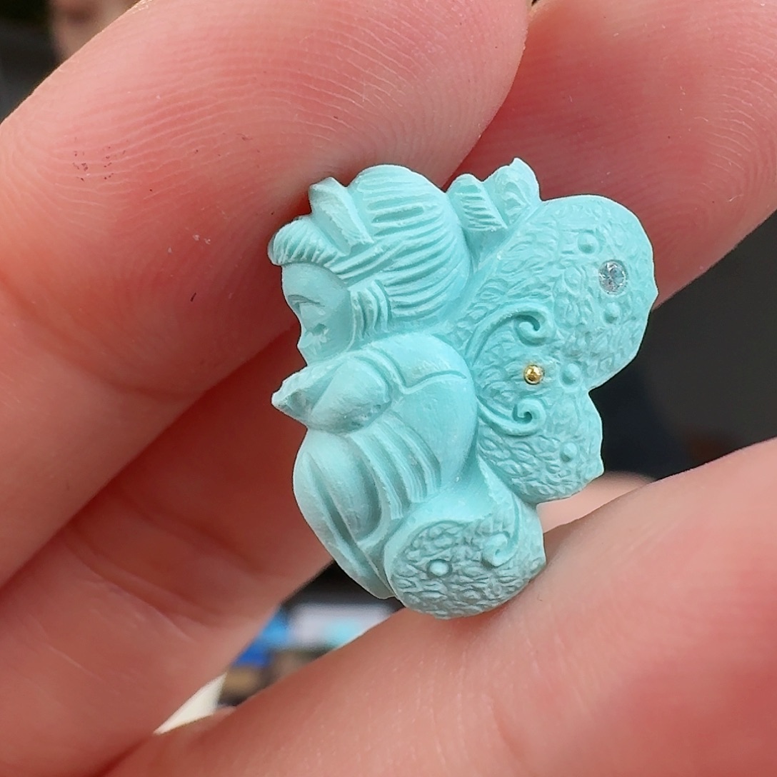 绿松石珠宝奇石未镶嵌