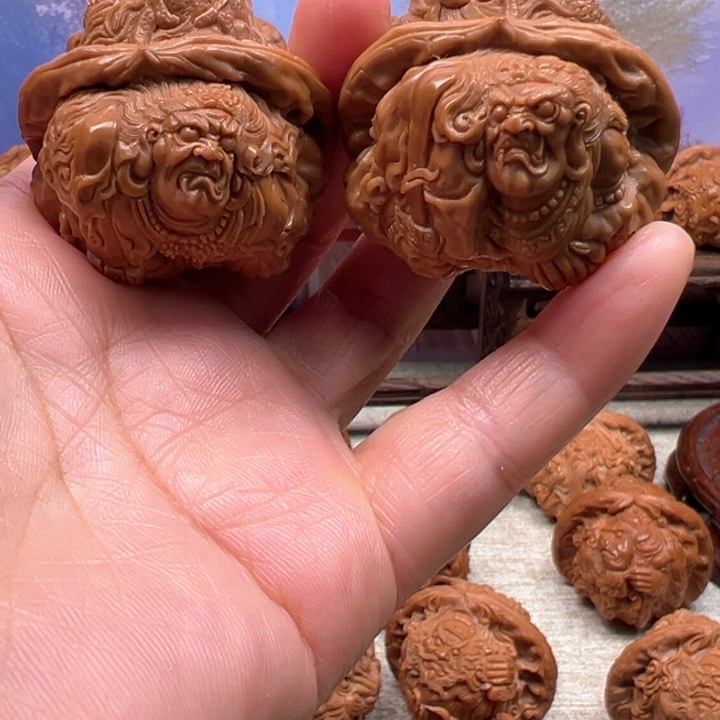 把件核桃蛤蟆头御龙明王