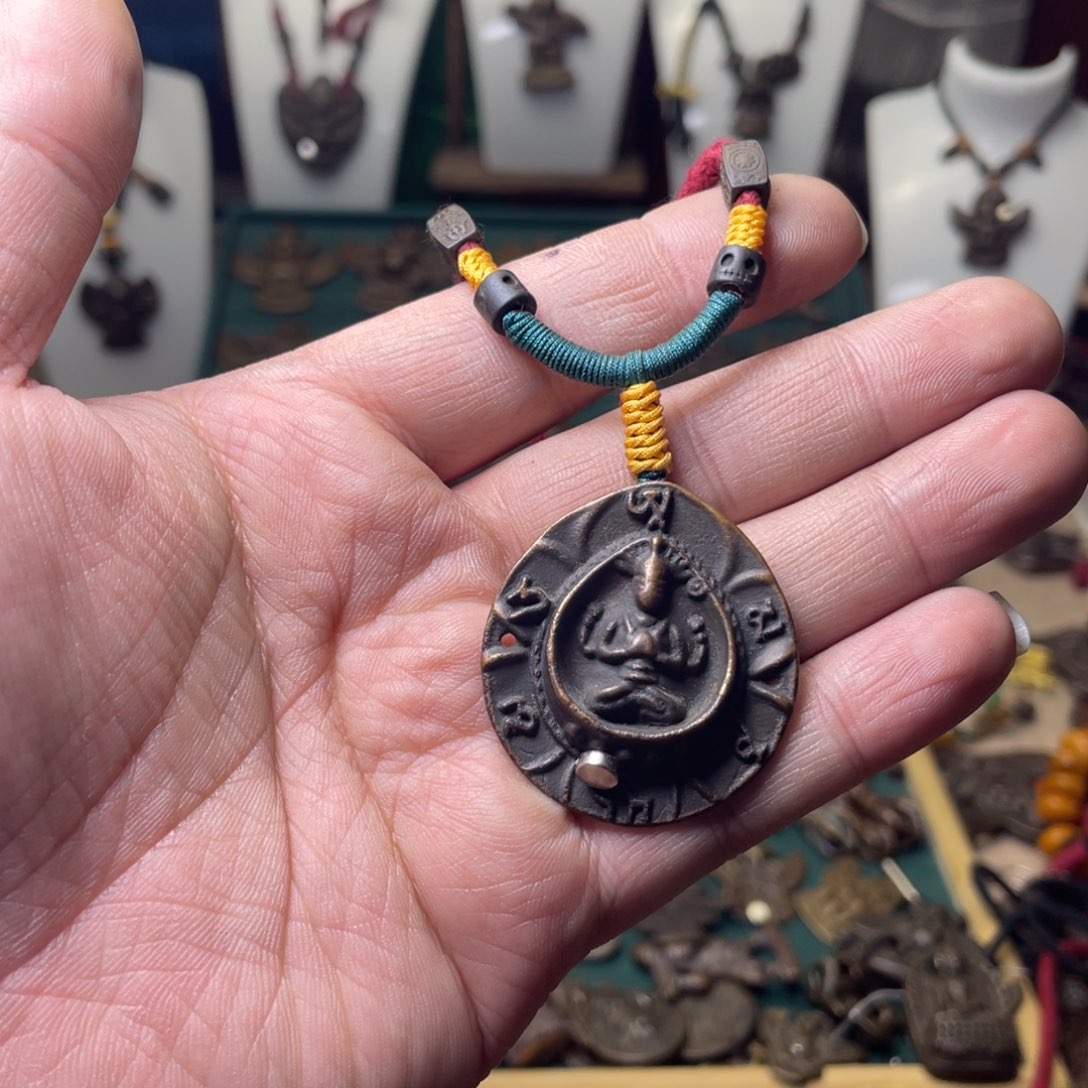 藏传四臂观音老料