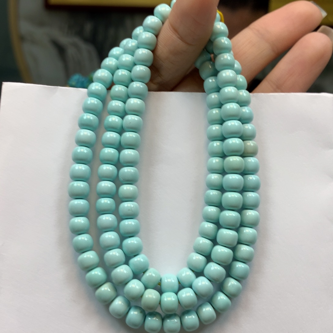 绿松石长链未镶嵌