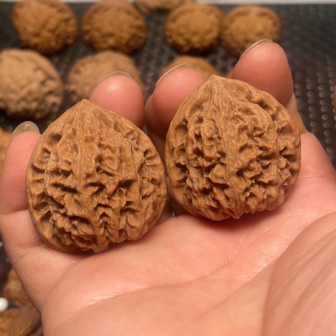 【闪购商品】文玩核桃吊坠36野生野牛