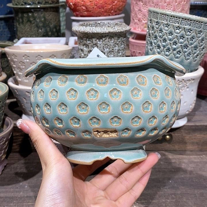 七里烧花盆2-7-211口径12