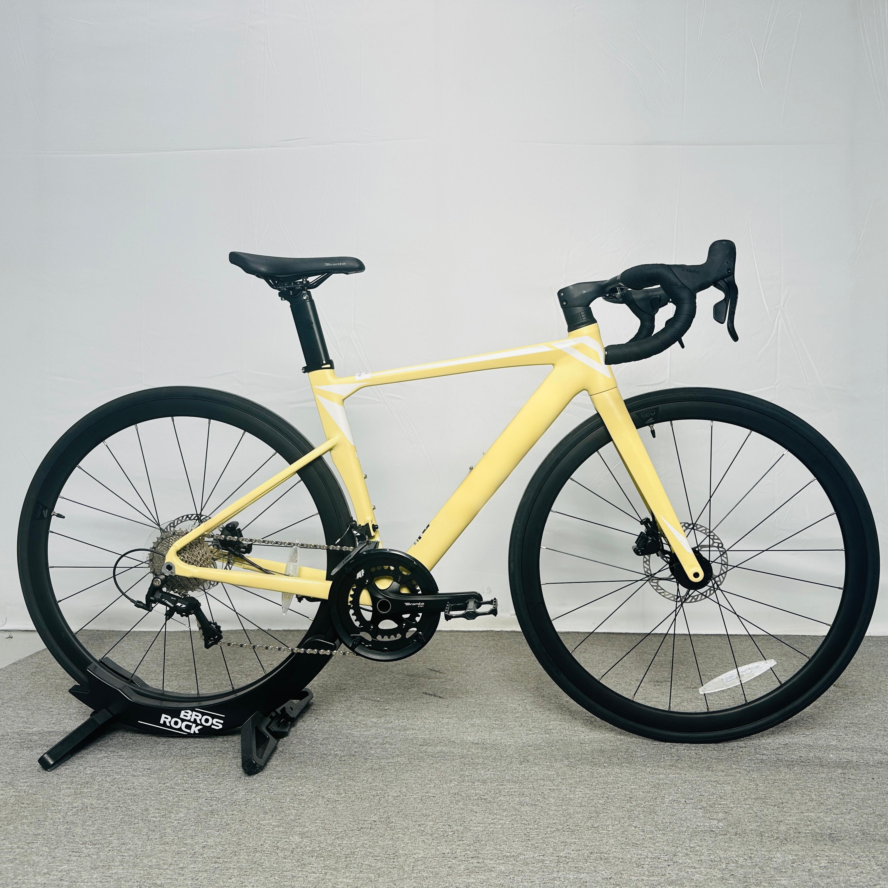 阿德350公路自行车 小鸡黄 48码165-175 跨高741 202511120010