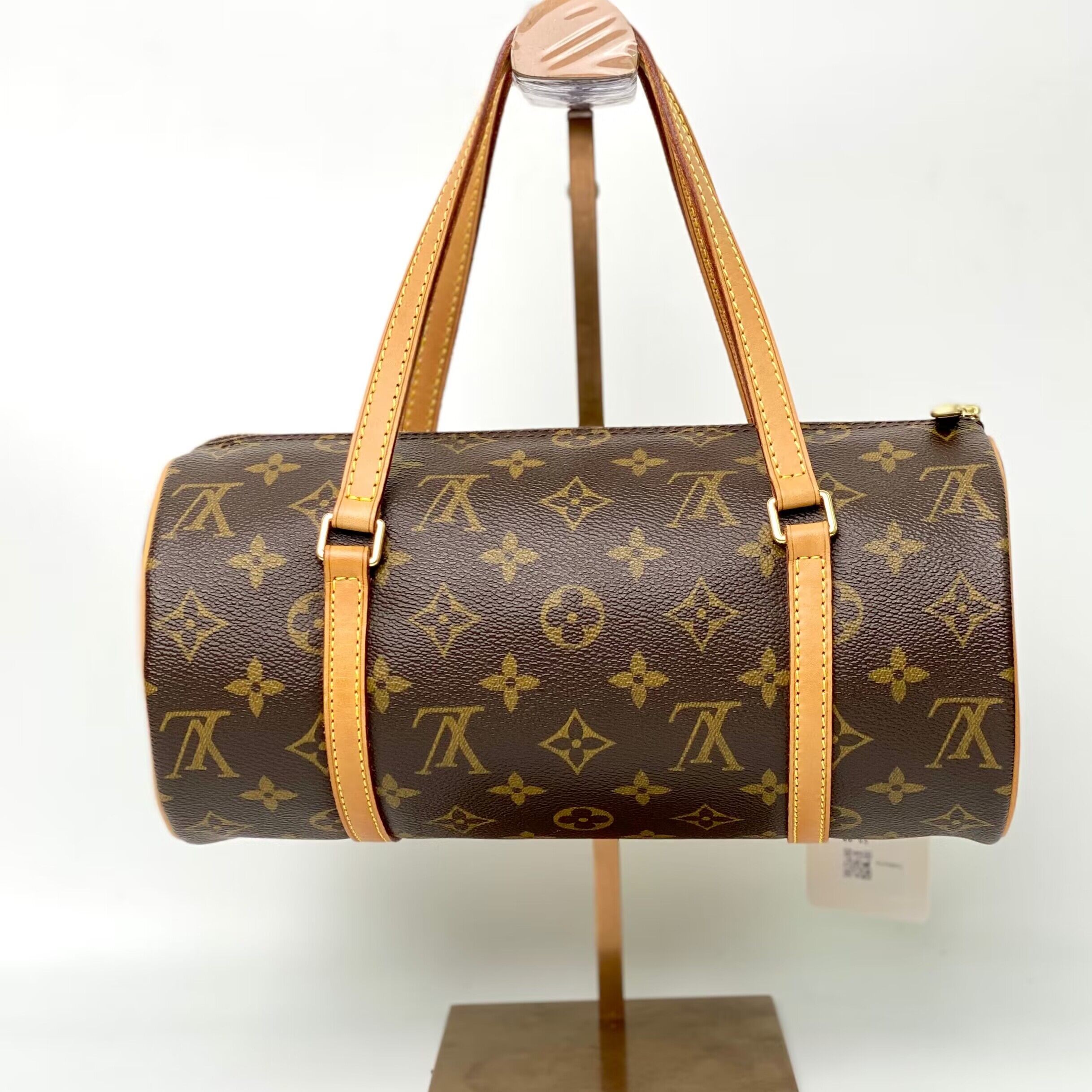 99新 LouisVuitton/路易威登 爱马98新LV26横桶巴比龙手提包3489