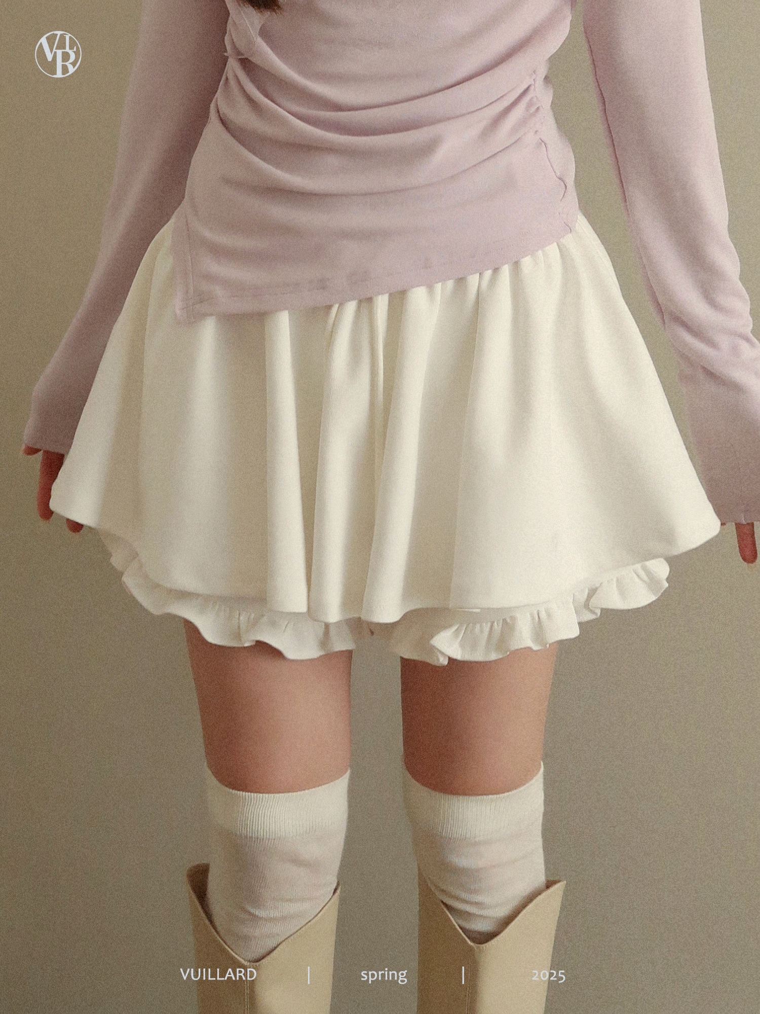 vuillard【公主短裙】少女芭蕾防走光显瘦百搭设计感半身裙短裙