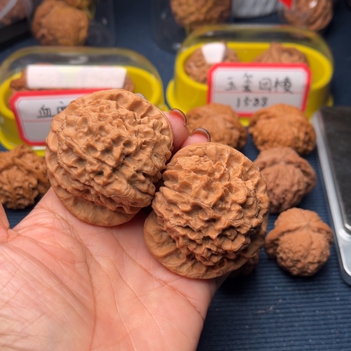 吊坠文玩核桃52龙鼎全品