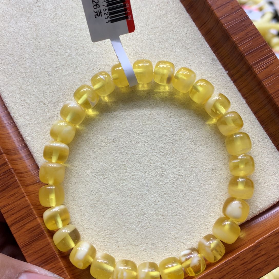 蜜蜡手链未镶嵌蜜蜡