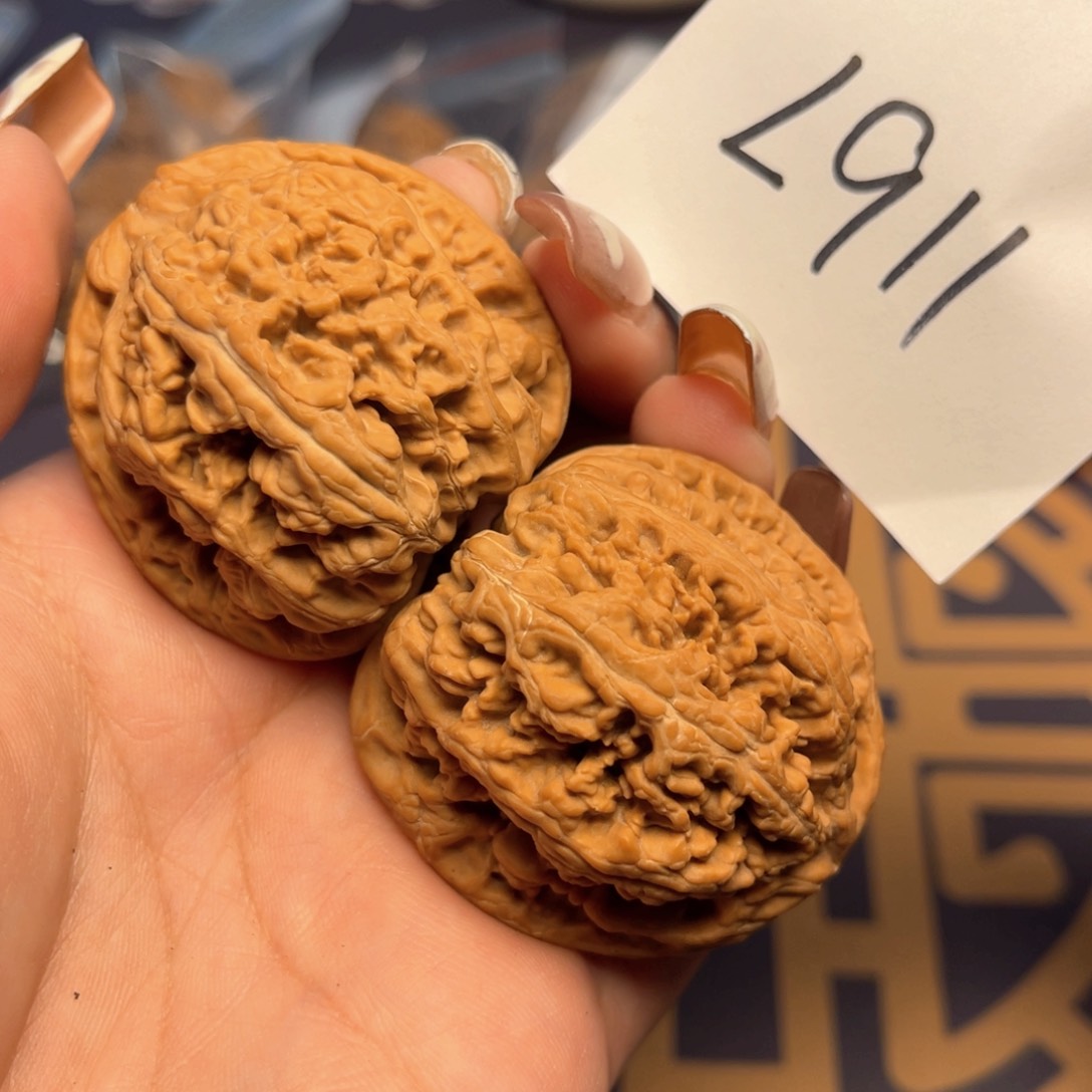 文玩核桃把件粗筋44