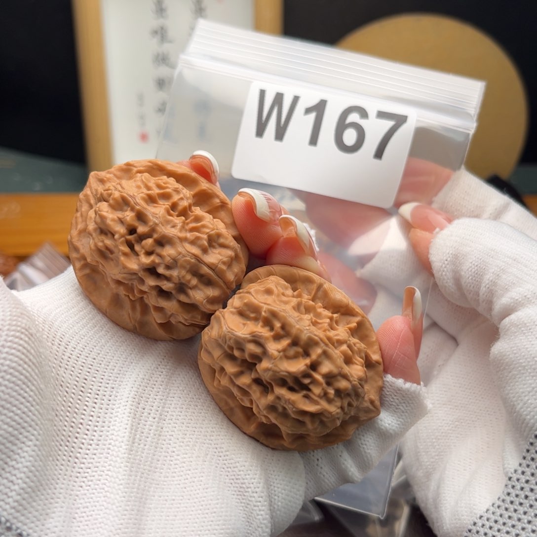 文玩核桃把件39合欢w 167