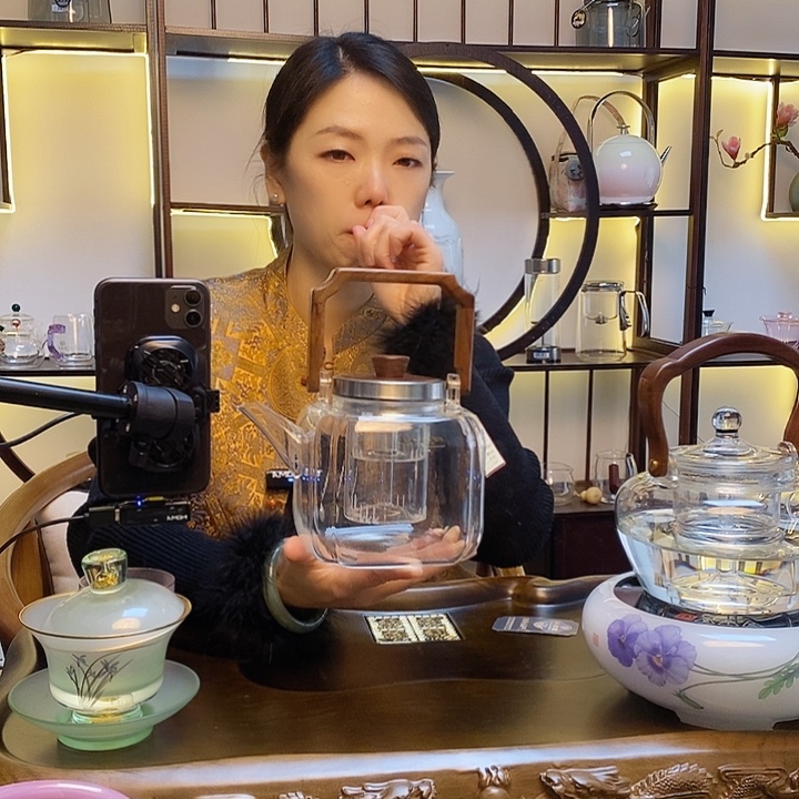 手工艺品玻璃手工壶1200cc