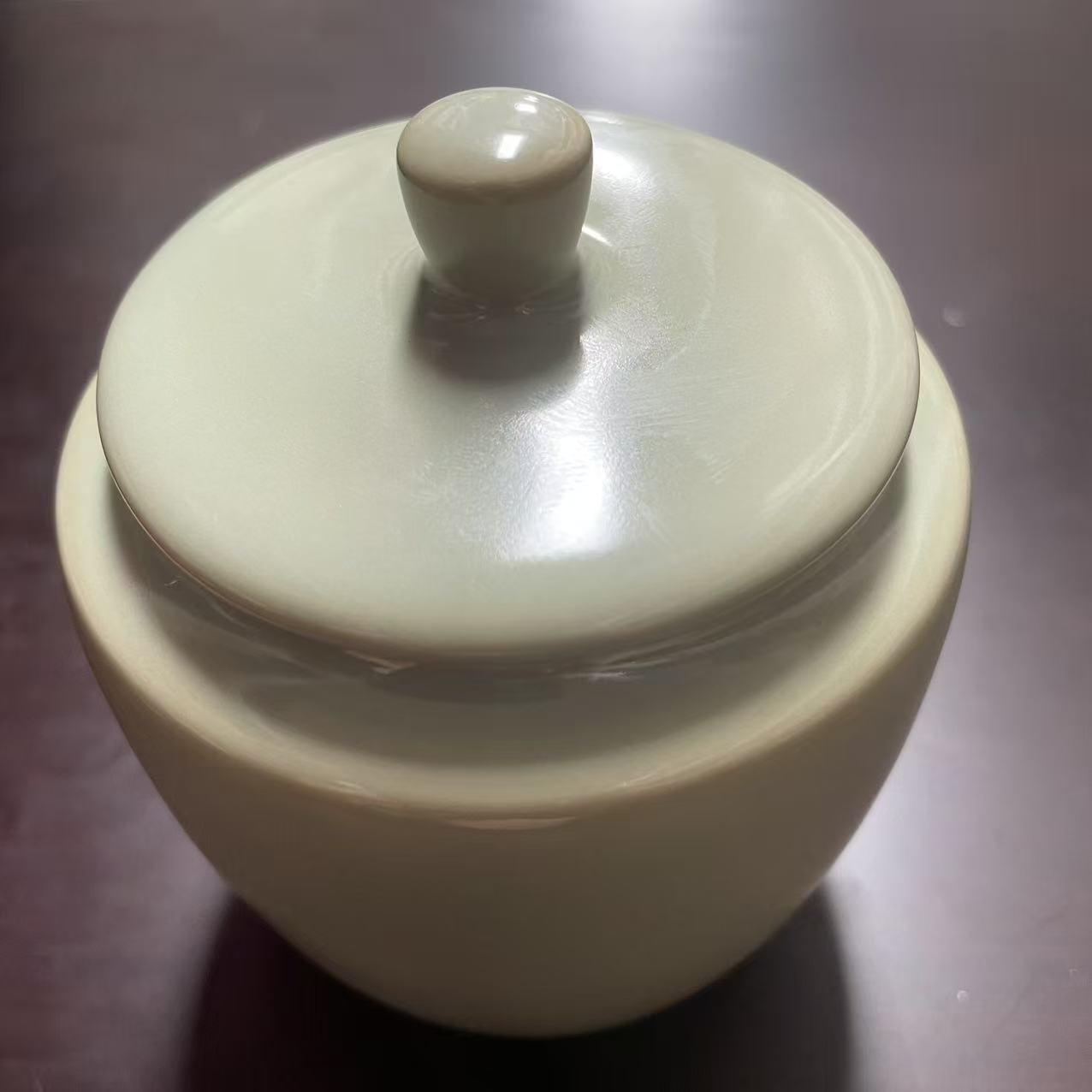 秘色釉-醒茶罐Z0028