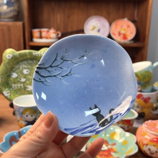 瓶景德镇釉下手绘陶瓷 