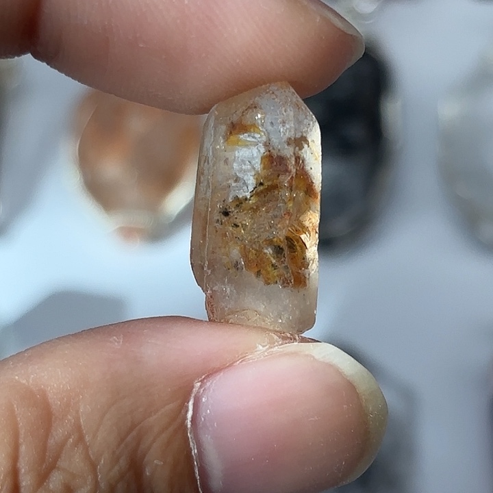 未镶嵌颈饰水晶巴基斯坦油胆闪灵钻21mm+