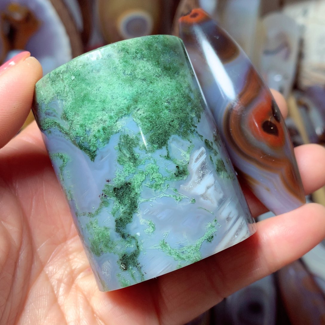 玛瑙/玉髓颈饰未镶嵌泥*