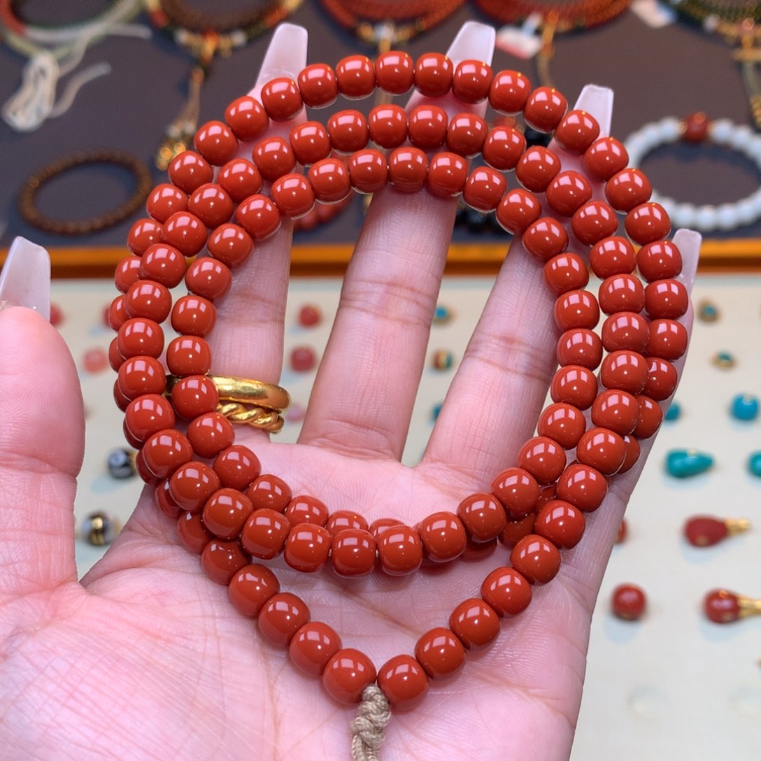 南红玛瑙未镶嵌颈饰