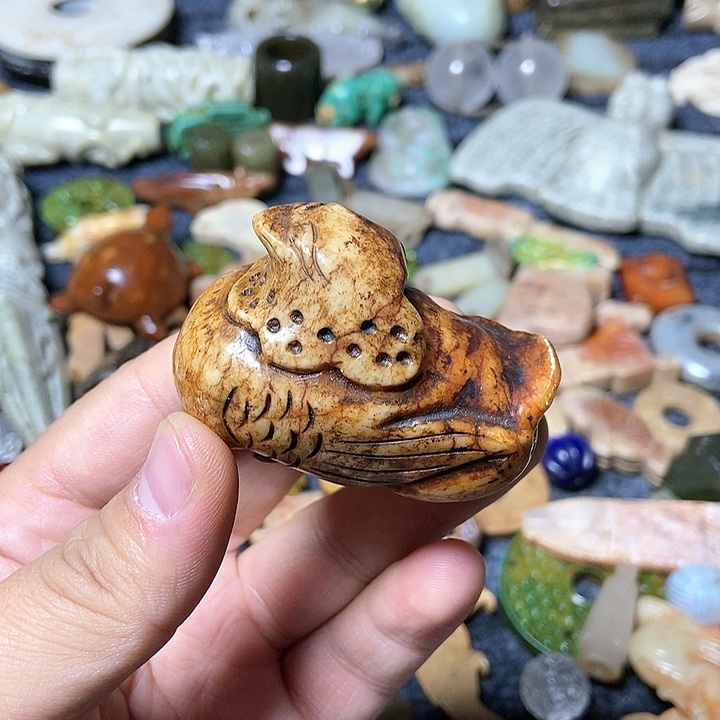 和田玉未镶嵌颈饰125