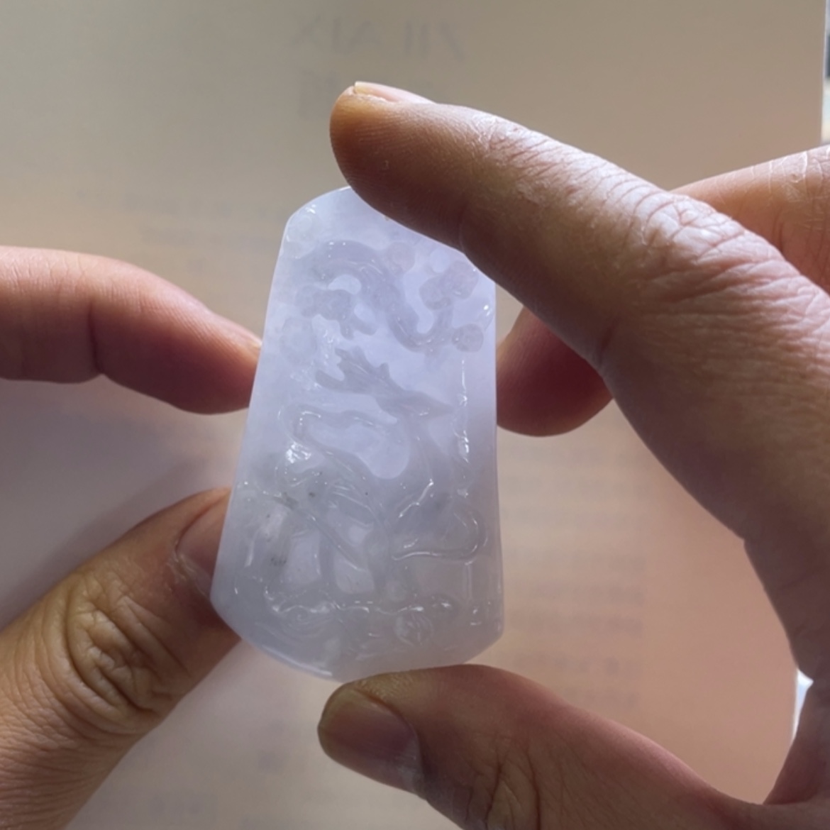 【闪购商品】翡翠颈饰未镶嵌冰紫一路有你