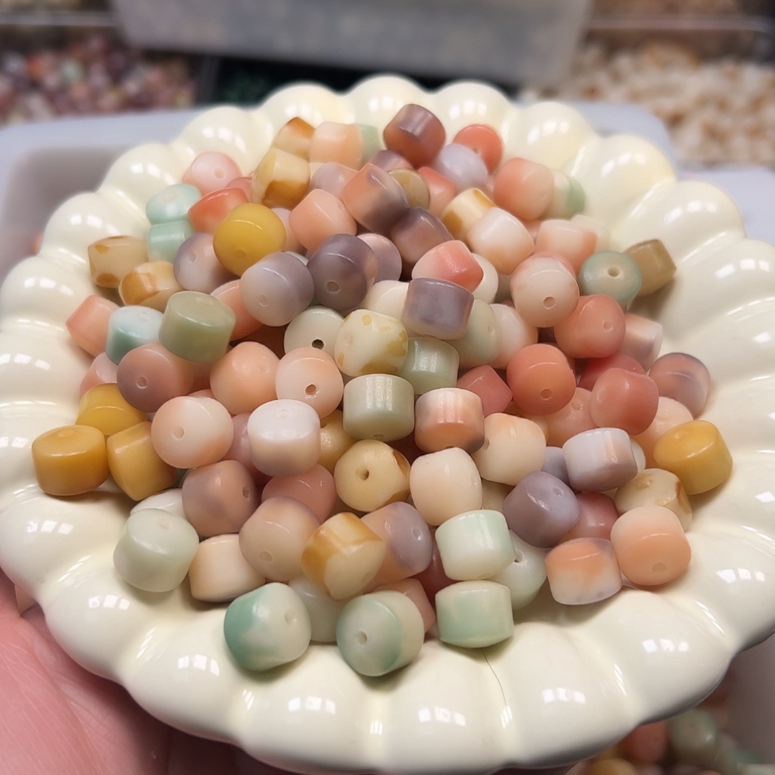 菩提根/象牙果手串110颗金轮花皮11尺寸