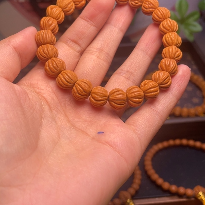 桃核手串龙纹涛哥